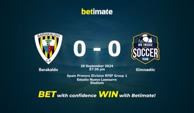 Pronostic, cotes et conseils de paris pour Barakaldo vs Gimnastic 20/09/2024