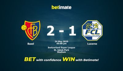 Pronostic, cotes et conseils de paris Bâle - Lucerne (24/05/2025)