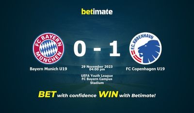 Bayern Munich U19 vs FC Copenhague U19 Prédiction, cotes et conseils de paris 29/11/2023