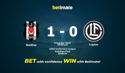 Pronostic Besiktas FC Lugano - Conference League - 05/10/2023