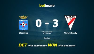 Blooming vs Always Ready Pronostic, cotes et conseils de paris 03/07/2025