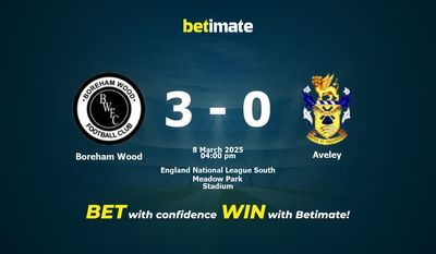Boreham Wood vs Aveley Pronostic, cotes et conseils de paris 08/03/2025