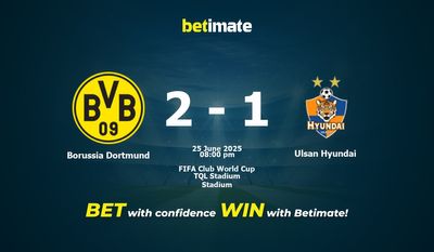 Borussia Dortmund vs Ulsan Hyundai Prédiction, cotes et conseils de paris 25/06/2025