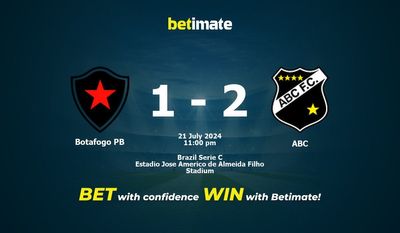 Botafogo PB vs ABC Prédiction, cotes et conseils de paris 21/07/2024