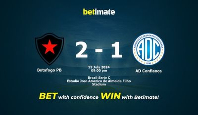 Botafogo PB vs AD Confianca Prédiction, cotes et conseils de paris 13/07/2024