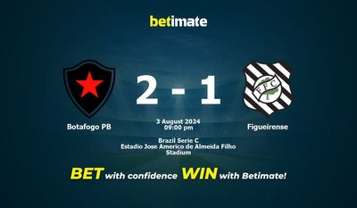 Botafogo PB vs Figueirense Prédiction, cotes et conseils de paris 03/08/2024