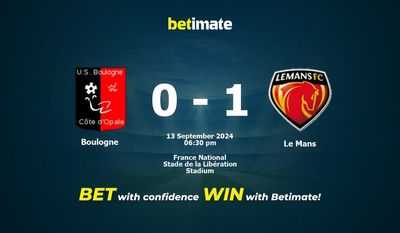Pronostic, cotes et conseils de paris Boulogne vs Le Mans 13/09/2024