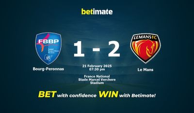 Bourg-Péronnas vs Le Mans Pronostic, cotes et conseils de paris 21/02/2025