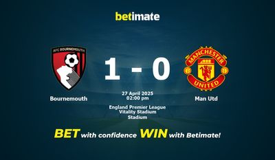 Pronostic, cotes et conseils de paris Bournemouth vs Manchester United (27/04/2025)