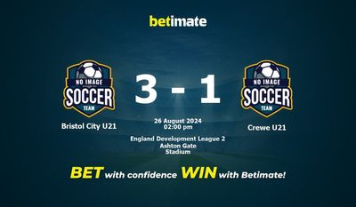 Bristol City U21 vs Crewe U21 Prédiction, cotes et conseils de paris 26/08/2024