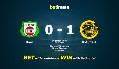 Bryne vs Bodo/Glimt Prédiction, cotes et conseils de paris 30/03/2025