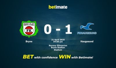 Bryne vs Haugesund Prédiction, cotes et conseils de paris 21/04/2025