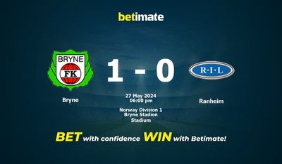 Bryne vs Ranheim Prédiction, cotes et conseils de paris 27/05/2024