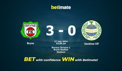 Bryne vs Sandnes Ulf Prédiction, cotes et conseils de paris 27/07/2024