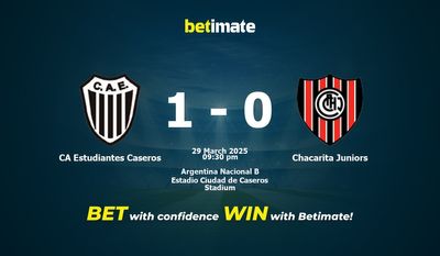 CA Estudiantes Caseros vs Chacarita Juniors Prédiction, cotes et conseils de paris 29/03/2025