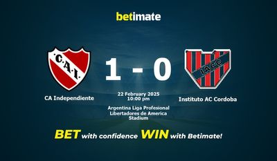 Pronostic CA Independiente vs Instituto AC Cordoba, cotes et conseils de paris 22/02/2025