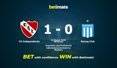 Pronostic, cotes et conseils de paris CA Independiente vs Racing Club (16/03/2025)