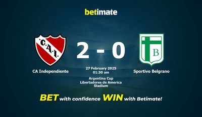 CA Independiente vs Sportivo Belgrano Prédiction, cotes et conseils de paris 27/02/2025