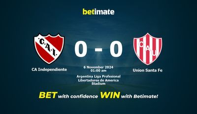 Pronostic CA Independiente vs Union Santa Fe, cotes et conseils de paris 06/11/2024