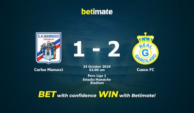 Carlos Manucci vs Cusco FC Pronostic, cotes et conseils de paris 24/10/2024