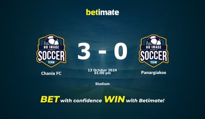 Chania FC vs Panargiakos Pronostic, cotes et conseils de paris 13/10/2024