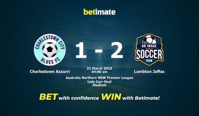 Pronostic, cotes et conseils de paris Charlestown Azzurri vs Lambton Jaffas (22/03/2025)