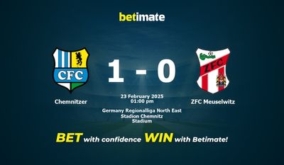 Pronostic Chemnitzer vs ZFC Meuselwitz, cotes et conseils de paris 23/02/2025