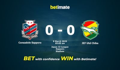 Consadole Sapporo vs JEF Utd Chiba Prédiction, cotes et conseils de paris 09/03/2025