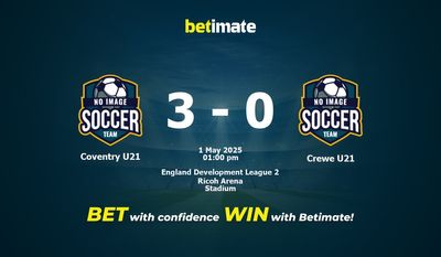 Coventry U21 - Crewe U21 : pronostics, cotes et conseils de paris (01/05/2025)