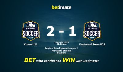 Pronostic, cotes et conseils de paris Crewe U21 vs Fleetwood Town U21 03/03/2025
