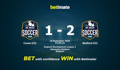 Pronostic, cotes et conseils de paris Crewe U21 vs Watford U21 16/09/2024