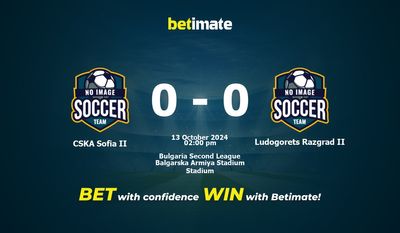 CSKA Sofia II vs Ludogorets Razgrad II Pronostic, cotes et conseils de paris 13/10/2024