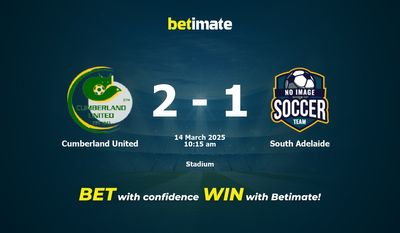 Pronostic, cotes et conseils de paris pour Cumberland United vs South Adelaide (14/03/2025)