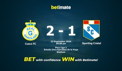 Pronostic Cusco FC vs Sporting Cristal, cotes et conseils de paris 22/09/2024