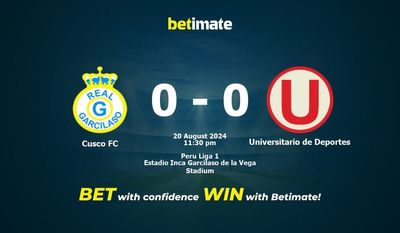 Cusco FC vs Universitario de Deportes Prédiction, cotes et conseils de paris 20/08/2024