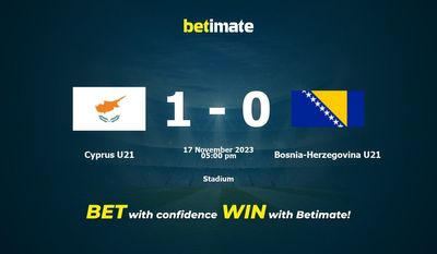 Chypre U21 vs Bosnie-Herzégovine U21 Prédiction, cotes et conseils de paris 17/11/2023