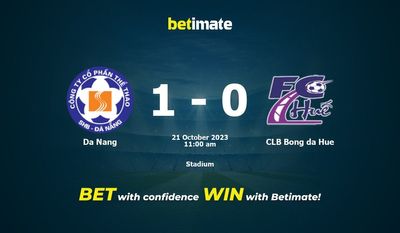 Da Nang vs CLB Bong da Hue Prédiction, cotes et conseils de paris 21/10/2023