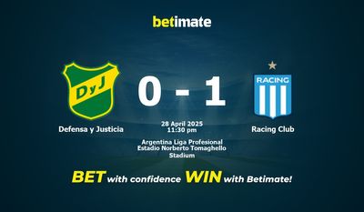 Defensa y Justicia vs Racing Club Prédiction, cotes et conseils de paris 28/04/2025
