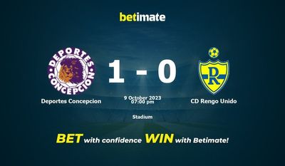 Deportes Concepcion vs CD Rengo Unido Prédiction, cotes et conseils de paris 09/10/2023