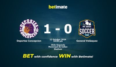 Pronostic, cotes et conseils de paris pour Deportes Concepcion vs General Velásquez 12/10/2024