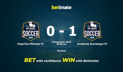 Deportivo Miranda FC vs Academia Anzoategui FC Prédiction, cotes et conseils de paris 06/09/2023
