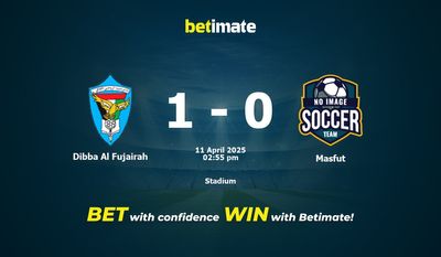 Pronostic, cotes et conseils de paris Dibba Al Fujairah vs Masfut (11/04/2025)