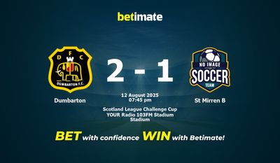 Pronostic, cotes et conseils de paris Dumbarton vs St Mirren B (08/12/2025)
