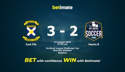 Pronostic, cotes et conseils de paris East Fife vs Hearts B (08/12/2025)
