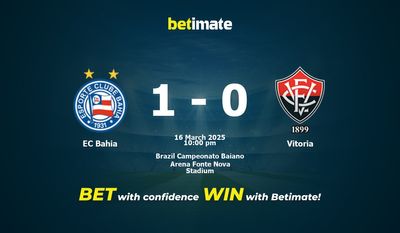 Pronostic, cotes et conseils de paris EC Bahia vs Vitoria (16/03/2025)