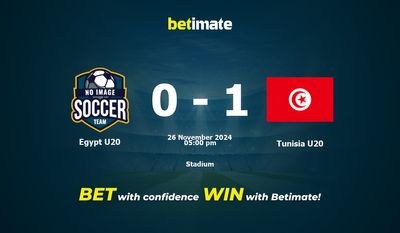 Pronostic, cotes et conseils de paris Egypte U20 vs Tunisie U20 26/11/2024