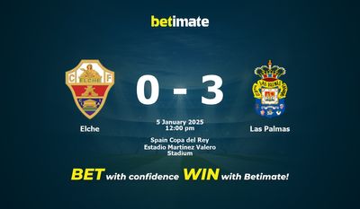 Elche vs Las Palmas Prédiction, cotes et conseils de paris 05/01/2025