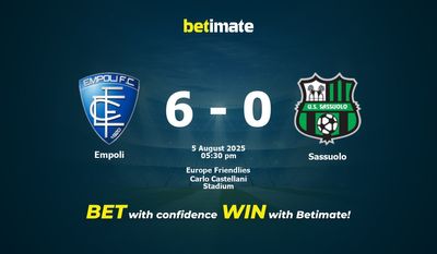 Pronostic, cotes et conseils de paris Empoli vs Sassuolo (08/05/2025)