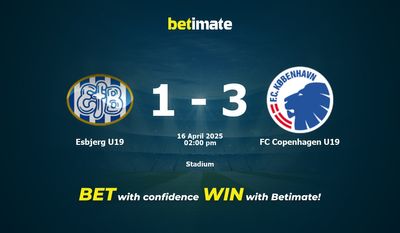 Pronostic, cotes et conseils de paris Esbjerg U19 vs FC Copenhague U19 (16/04/2025)