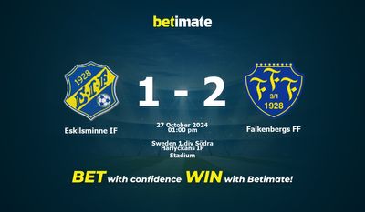 Eskilsminne IF vs Falkenbergs FF Prédiction, cotes et conseils de paris 27/10/2024